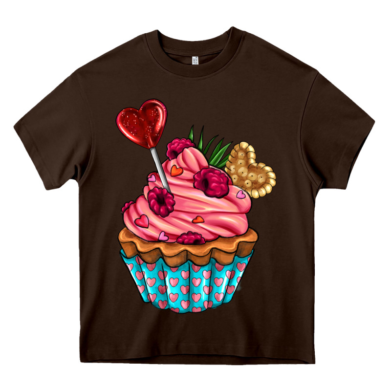 Valentines Day Cupcake Heavy Core Tee by AdoDesignShop | Teevron
