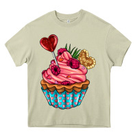 Mossy valentines day cupcake Heavy Core Tee - AdoDesignShop