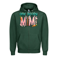 Sports Green One hoppy Mimi Easter Day Zipper Hoodie - HowdyJamesFarm