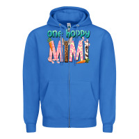 True Royal One hoppy Mimi Easter Day Zipper Hoodie - HowdyJamesFarm