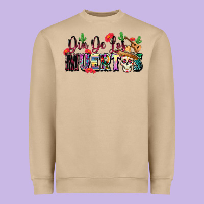 Dia De Los Muertos Heavyweight Sweatshirt Designed By Texasbilliewilder