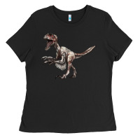 Black Deinonychus Ladies Tee - LillyAllenDesigns