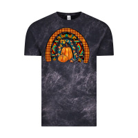 Cloud Black fall pumpkin rainbow Vintage Tee - JahusDesignShop