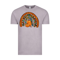 Fall Pumpkin Rainbow Vintage Tee | Teevron