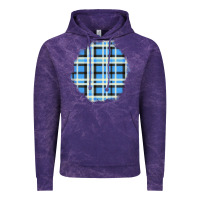 Cloud Purple Winter Tartan Patch Vintage Hoodie - BundleAndBundleShop