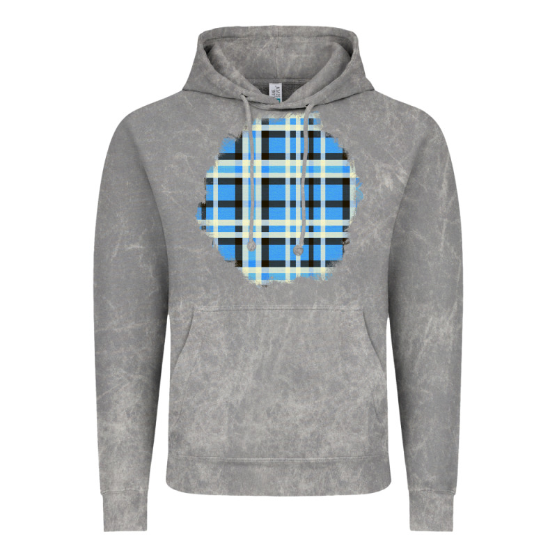 Winter Tartan Patch Vintage Hoodie by BundleAndBundleShop | Teevron