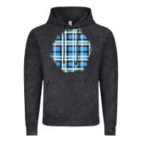 Vintage Black Winter Tartan Patch Vintage Hoodie - BundleAndBundleShop