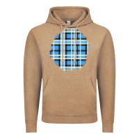 Vintage Coffee Winter Tartan Patch Vintage Hoodie - BundleAndBundleShop