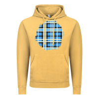 Vintage Mustard Winter Tartan Patch Vintage Hoodie - BundleAndBundleShop