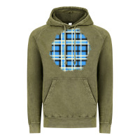 Vintage Olive Winter Tartan Patch Vintage Hoodie - BundleAndBundleShop