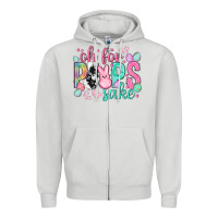 Dove Grey Oh for peeps sake cowhide Easter Day Zipper Hoodie - HowdyJamesFarm