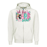 Oatmeal Heather Oh for peeps sake cowhide Easter Day Zipper Hoodie - HowdyJamesFarm