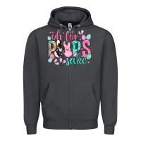 Smoke Oh for peeps sake cowhide Easter Day Zipper Hoodie - HowdyJamesFarm
