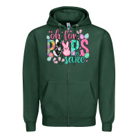 Sports Green Oh for peeps sake cowhide Easter Day Zipper Hoodie - HowdyJamesFarm
