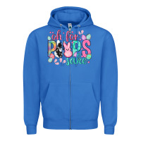 True Royal Oh for peeps sake cowhide Easter Day Zipper Hoodie - HowdyJamesFarm