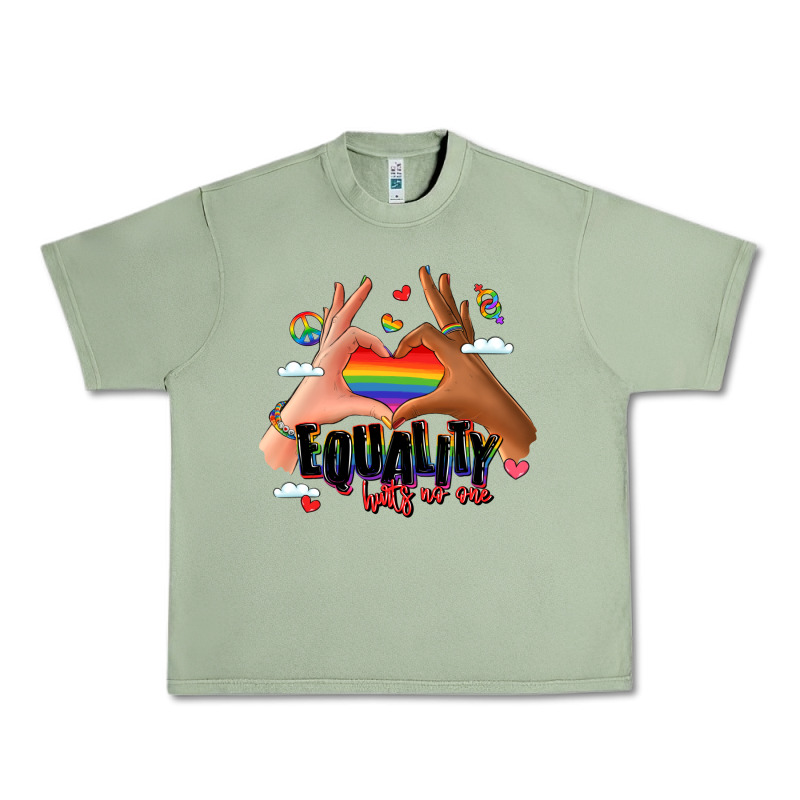 Equality Hurts No One Lgbtq Hands Urban Heavy Tee by LillyAllenDesigns | Teevron