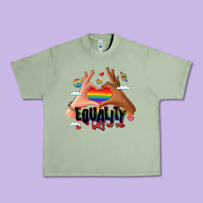 Equality Hurts No One Lgbtq Hands Urban Heavy Tee Designed By Lillyallendesigns