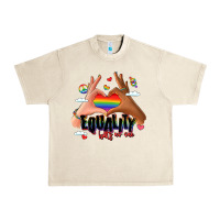 Sandshell equality hurts no one lgbtq hands Urban Heavy Tee - LillyAllenDesigns