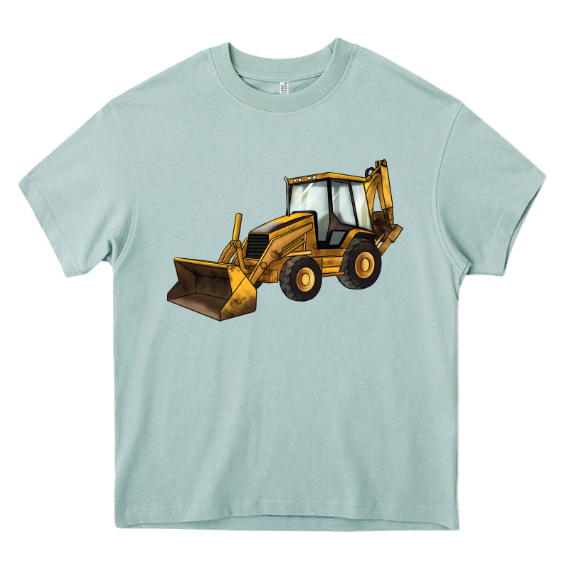 Backhoe Loader Truck Heavy Core Tee by LillyAllenDesigns | Teevron