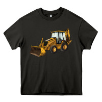 Asphalt Backhoe Loader Truck Heavy Core Tee - LillyAllenDesigns