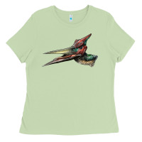 Matcha Pteranodon Face Ladies Tee - LillyAllenDesigns