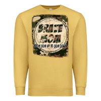 Antique Gold Brave mom from son up to son down Mother's Day Premium Sweatshirt - FaDigitalArtStudio