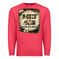 Cardinal Brave mom from son up to son down Mother's Day Premium Sweatshirt - FaDigitalArtStudio