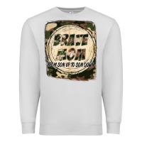 Dove Grey Brave mom from son up to son down Mother's Day Premium Sweatshirt - FaDigitalArtStudio