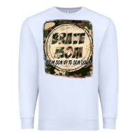 White Brave mom from son up to son down Mother's Day Premium Sweatshirt - FaDigitalArtStudio