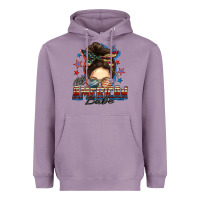 Lavender american babe messy bun Heavyweight Hoodie - FaDigitalArtStudio