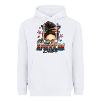 White american babe messy bun Heavyweight Hoodie - FaDigitalArtStudio