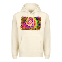 Sandshell leopard, tie die backgraund Premium Hoodie - JahusDesignShop