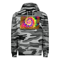 Slate Camo leopard, tie die backgraund Premium Hoodie - JahusDesignShop