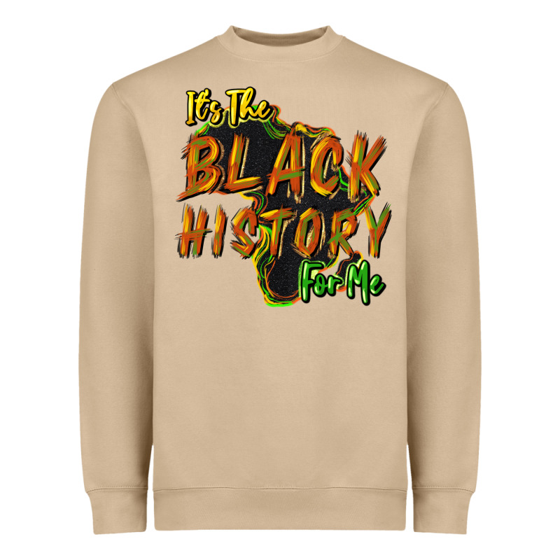 Its The Black History For Me Heavyweight Sweatshirt by NancyCooperArtShop | Teevron
