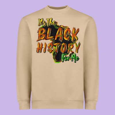 Its The Black History For Me Heavyweight Sweatshirt Designed By Nancycooperartshop