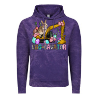 Cloud Purple Egg Cavator Easter Vintage Hoodie - BundleAndBundleShop