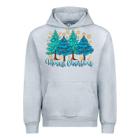 Heather Grey Merry Christmas Urban Hoodie - CowhideDigitalArt