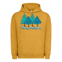 Pigment Peanut Butter Merry Christmas Urban Hoodie - CowhideDigitalArt