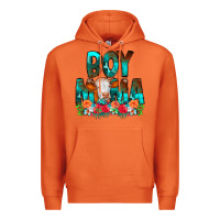 Carrot Boy Mama Flowers Cow Premium Hoodie - CowCowDesign