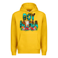 Lemon Boy Mama Flowers Cow Premium Hoodie - CowCowDesign
