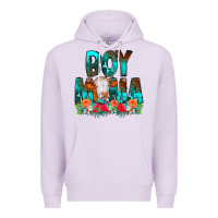 Lilac Boy Mama Flowers Cow Premium Hoodie - CowCowDesign