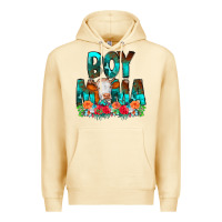 Pina Colada Boy Mama Flowers Cow Premium Hoodie - CowCowDesign