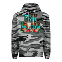 Slate Camo Boy Mama Flowers Cow Premium Hoodie - CowCowDesign