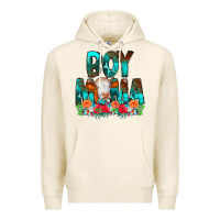 Tofu Boy Mama Flowers Cow Premium Hoodie - CowCowDesign