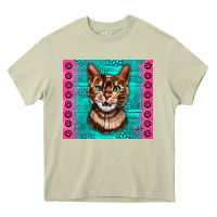Mossy Western Bengal Cat Heavy Core Tee - LillyAllenDesigns