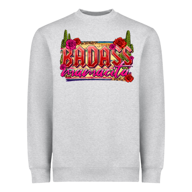Badass Mamacita Heavyweight Sweatshirt by texasbilliewilder | Teevron