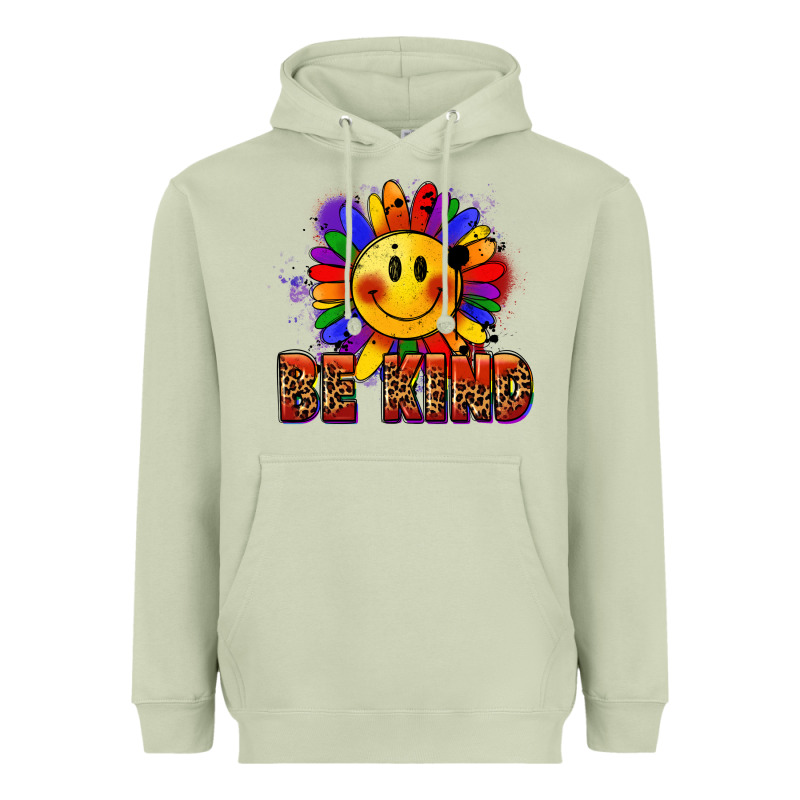 Be Kind Pride Heavyweight Hoodie by FaDigitalArtStudio | Teevron