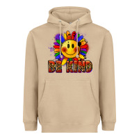 Mushroom Be kind pride Heavyweight Hoodie - FaDigitalArtStudio