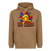 Toasted Coconut Be kind pride Heavyweight Hoodie - FaDigitalArtStudio