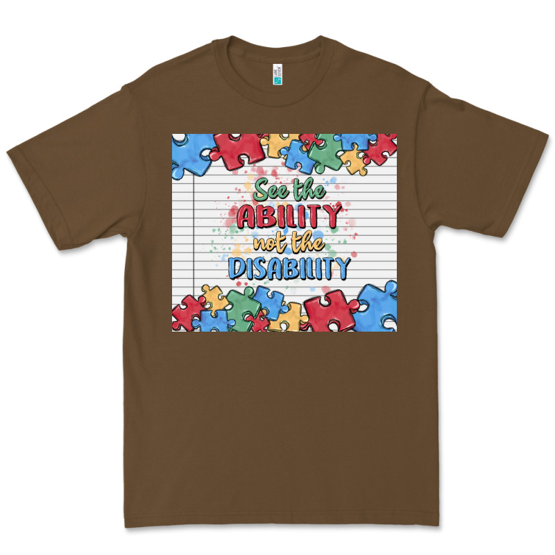 See The Ability Not The Disability Premium Tee by MaliasSmallBusiness | Teevron